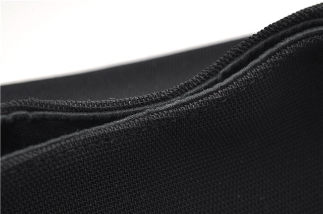 Authentic GUCCI Shoulder Tote Bag Nylon Enamel 0013297 Black 0353E