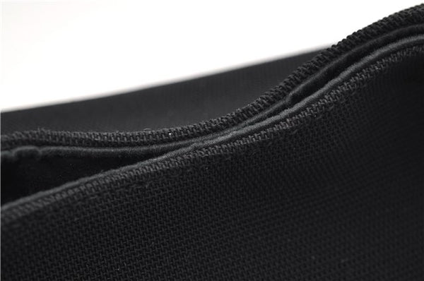 Authentic GUCCI Shoulder Tote Bag Nylon Enamel 0013297 Black 0353E