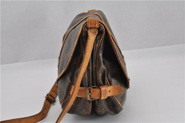 Authentic Louis Vuitton Monogram Saumur 30 Shoulder Cross Bag M42256 LV 0354G
