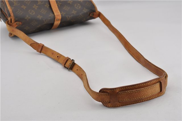 Authentic Louis Vuitton Monogram Saumur 30 Shoulder Cross Bag M42256 LV 0354G