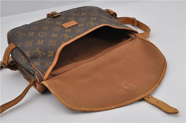 Authentic Louis Vuitton Monogram Saumur 30 Shoulder Cross Bag M42256 LV 0354G