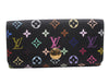 Auth Louis Vuitton Monogram Multicolor Multicles 4 Key Case M93732 Black 0355F