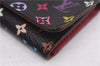 Auth Louis Vuitton Monogram Multicolor Multicles 4 Key Case M93732 Black 0355F