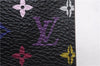 Auth Louis Vuitton Monogram Multicolor Multicles 4 Key Case M93732 Black 0355F
