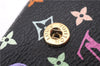 Auth Louis Vuitton Monogram Multicolor Multicles 4 Key Case M93732 Black 0355F
