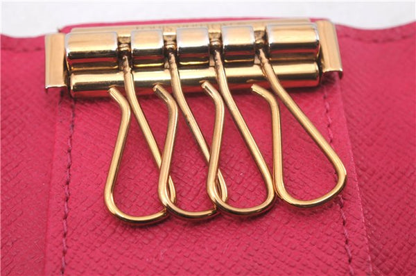 Auth Louis Vuitton Monogram Multicolor Multicles 4 Key Case M93732 Black 0355F