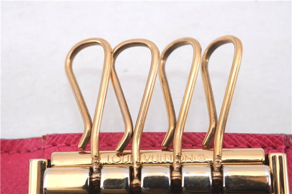 Auth Louis Vuitton Monogram Multicolor Multicles 4 Key Case M93732 Black 0355F