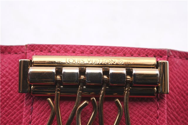 Auth Louis Vuitton Monogram Multicolor Multicles 4 Key Case M93732 Black 0355F