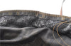 Authentic FENDI Vintage Zucca Shoulder Tote Bag Nylon Leather Brown 0356G