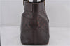 Authentic GUCCI Guccissima Shoulder Tote Bag GG Leather 145993 Brown 0357E
