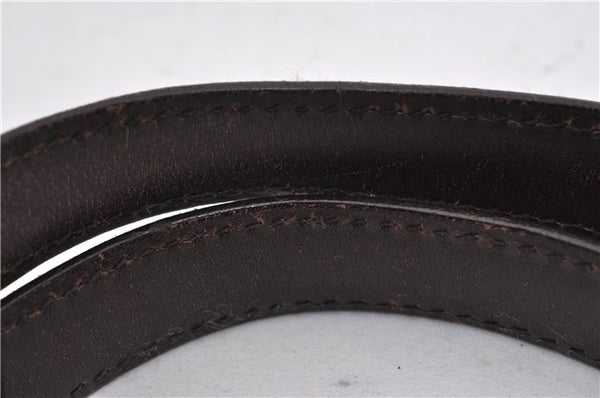 Authentic GUCCI Guccissima Shoulder Tote Bag GG Leather 145993 Brown 0357E