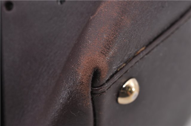 Authentic GUCCI Guccissima Shoulder Tote Bag GG Leather 145993 Brown 0357E