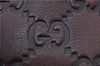Authentic GUCCI Guccissima Shoulder Tote Bag GG Leather 145993 Brown 0357E