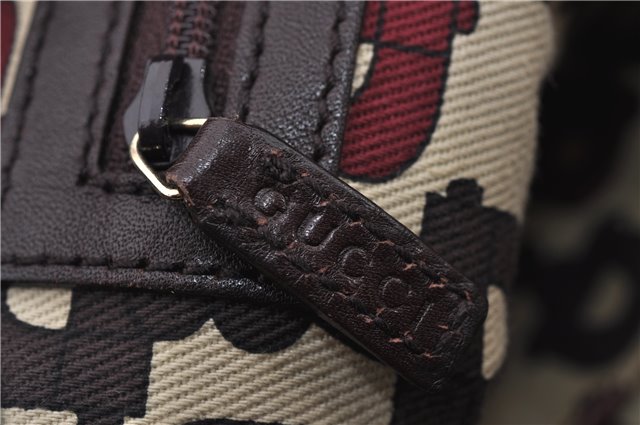 Authentic GUCCI Guccissima Shoulder Tote Bag GG Leather 145993 Brown 0357E