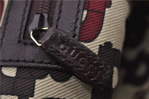 Authentic GUCCI Guccissima Shoulder Tote Bag GG Leather 145993 Brown 0357E