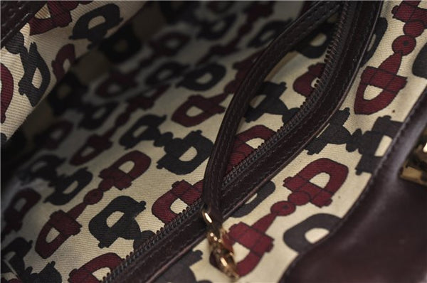 Authentic GUCCI Guccissima Shoulder Tote Bag GG Leather 145993 Brown 0357E