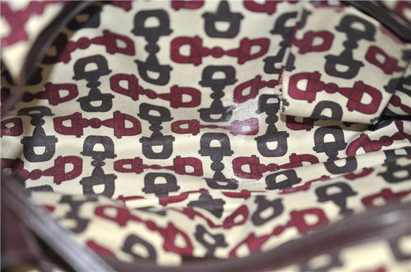 Authentic GUCCI Guccissima Shoulder Tote Bag GG Leather 145993 Brown 0357E