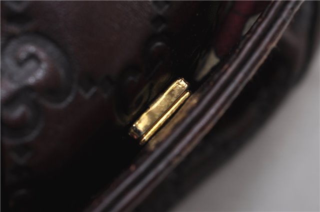 Authentic GUCCI Guccissima Shoulder Tote Bag GG Leather 145993 Brown 0357E