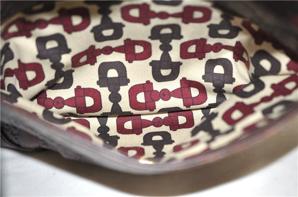 Authentic GUCCI Guccissima Shoulder Tote Bag GG Leather 145993 Brown 0357E