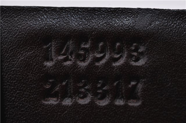 Authentic GUCCI Guccissima Shoulder Tote Bag GG Leather 145993 Brown 0357E