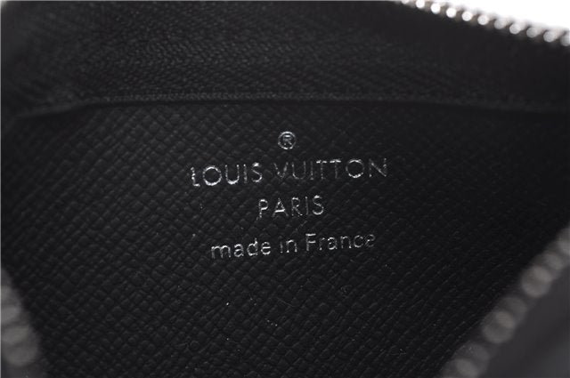 Authentic Louis Vuitton Damier Graphite Pochette Cles Coin Case N60155 Box 0358F