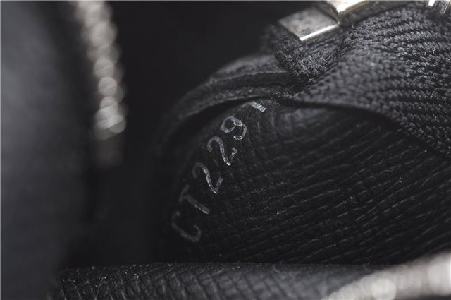 Authentic Louis Vuitton Damier Graphite Pochette Cles Coin Case N60155 Box 0358F