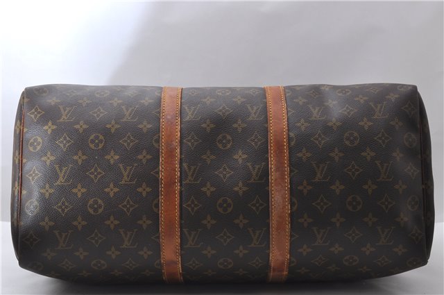 Authentic Louis Vuitton Monogram Keepall 50 Boston Bag M41426 LV Junk 0359D