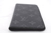 Authentic Louis Vuitton Monogram Eclipse Folio iPhone 7+ Case M62641 LV 0361D