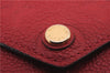 Auth Louis Vuitton Monogram Empreinte Portefeuille Victorine Wallet Red LV 0362F