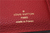 Auth Louis Vuitton Monogram Empreinte Portefeuille Victorine Wallet Red LV 0362F