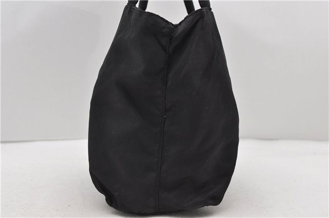 Authentic PRADA Nylon Tote Hand Bag Purse Black 0365D