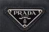 Authentic PRADA Nylon Tote Hand Bag Purse Black 0365D