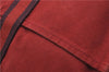 Authentic HERMES Fourre Tout MM Hand Tote Bag Canvas Red 0365E