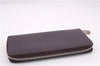 Authentic Louis Vuitton Epi Zippy Wallet Long Purse Purple M6007K LV 0366F