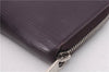 Authentic Louis Vuitton Epi Zippy Wallet Long Purse Purple M6007K LV 0366F