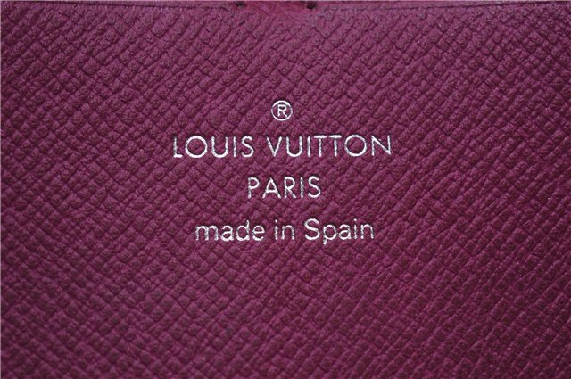 Authentic Louis Vuitton Epi Zippy Wallet Long Purse Purple M6007K LV 0366F