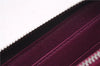 Authentic Louis Vuitton Epi Zippy Wallet Long Purse Purple M6007K LV 0366F