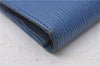 Auth Louis Vuitton Epi Porte Billets Compact Wallet Purse Blue M63555 LV 0368D