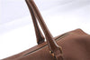 Authentic PRADA Leather Nappa Shoulder Hand Bag Brown 0368E
