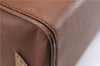 Authentic PRADA Leather Nappa Shoulder Hand Bag Brown 0368E