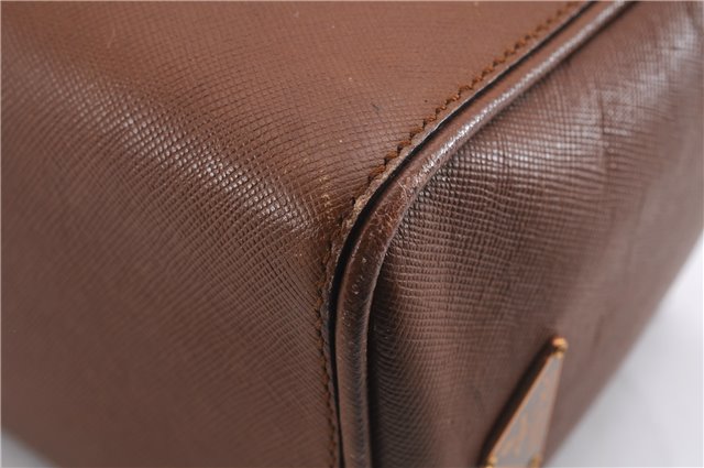 Authentic PRADA Leather Nappa Shoulder Hand Bag Brown 0368E
