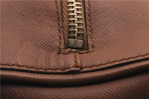 Authentic PRADA Leather Nappa Shoulder Hand Bag Brown 0368E