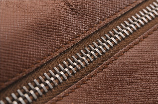 Authentic PRADA Leather Nappa Shoulder Hand Bag Brown 0368E