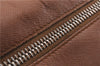 Authentic PRADA Leather Nappa Shoulder Hand Bag Brown 0368E