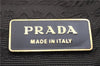 Authentic PRADA Leather Nappa Shoulder Hand Bag Brown 0368E