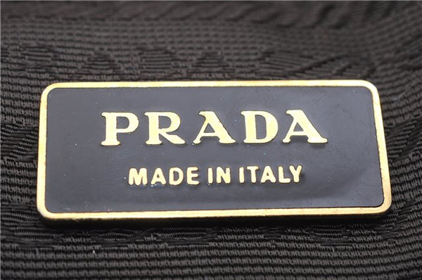 Authentic PRADA Leather Nappa Shoulder Hand Bag Brown 0368E