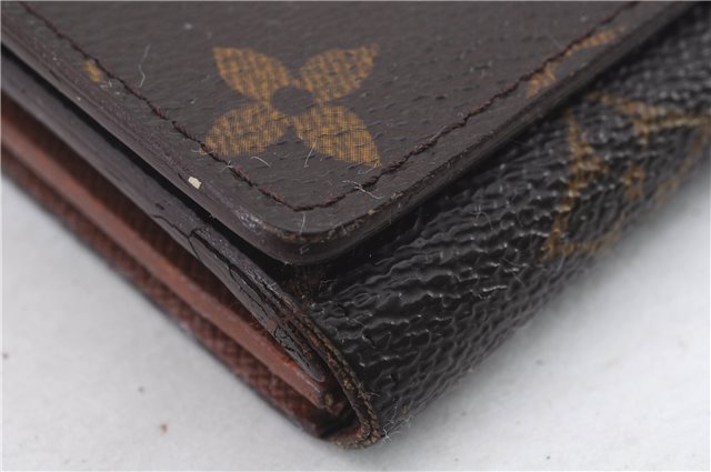 Auth Louis Vuitton Monogram Porte Monnaie Billets Tresor Wallet M61730 LV 0369D