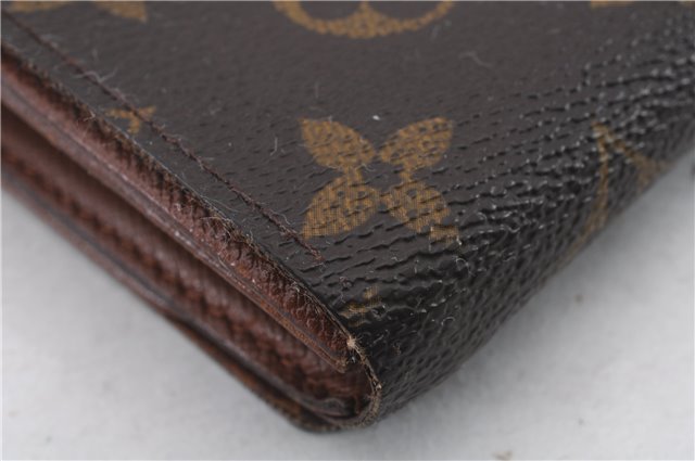 Auth Louis Vuitton Monogram Porte Monnaie Billets Tresor Wallet M61730 LV 0369D