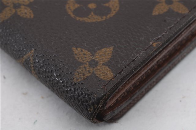 Auth Louis Vuitton Monogram Porte Monnaie Billets Tresor Wallet M61730 LV 0369D