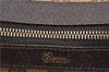Authentic GUCCI Vintage Shoulder Tote Bag GG Canvas Leather 141470 Brown 0369E